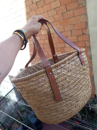 Bolso de Verano  Marrón de cuero