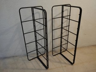Estructura estantería metálica negra