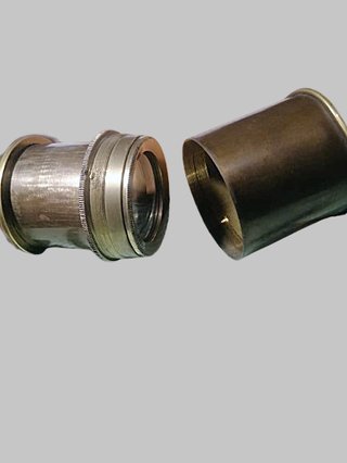 Catalejo Náutico Latón Antiguo 4 Tiros