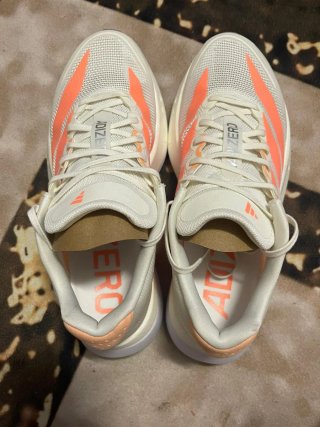Zapatillas Adidas Adizero Boston 13 Naranja/Blanco