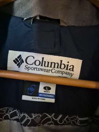 Chaqueta Columbia Azul y Gris