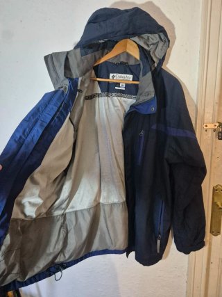 Chaqueta Columbia Azul y Gris