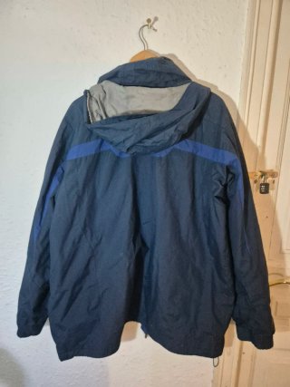 Chaqueta Columbia Azul y Gris