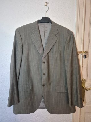 Traje Burberry Gris Rayas