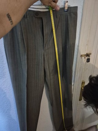Traje Burberry Gris Rayas