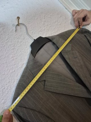 Traje Burberry Gris Rayas
