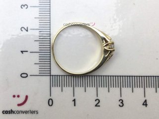 anillo oro 18k con piedra con circonita t. 25 (20,7 mm)