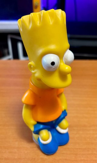 Porta Monete Vintage BART SIMPSON 1990 Originale CON TAPPO