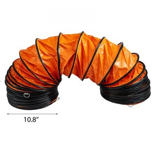 25FT Conducto Flexible de PVC, Manguera Flexible de PVC para Ventilador Extractor Industrial Portátil de 10 Pulgadas