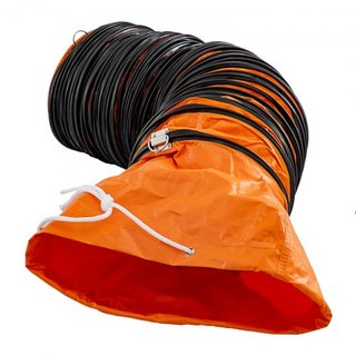 25FT Conducto Flexible de PVC, Manguera Flexible de PVC para Ventilador Extractor Industrial Portátil de 10 Pulgadas