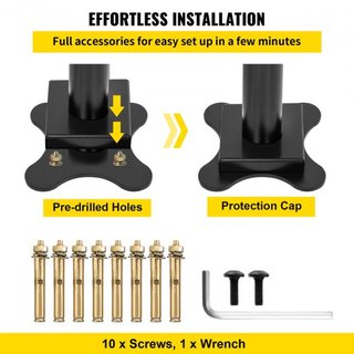 Pasamanos para Escaleras Exteriores, 4 pies, Pasamanos Exterior Negro para Escaleras Ajustable de 0 a 60 Grados Pasamanos para Escaleras Exteriores Pasamanos de Aluminio Negro para Jardín