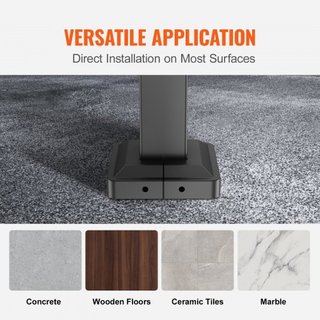 Pasamanos de Hierro Forjado, Adecuado para 2 o 3 Escalones Barandilla de Escalera Exterior, Barandilla Ajustable para Porche Frontal, Barandillas Transicionales Negras para Escalones de Concreto o...