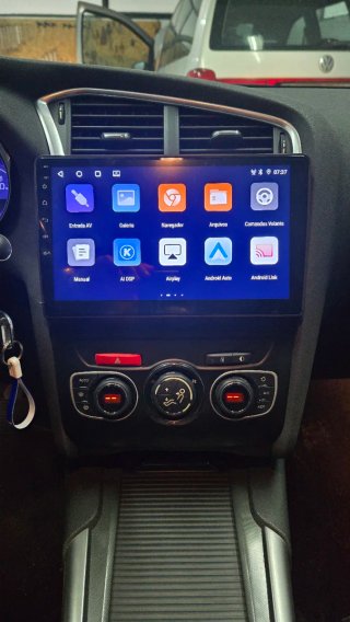 Rádio Citroën C4 Fase 2 Android 14 + GPS + Carplay