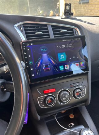 Rádio Citroën C4 Fase 2 Android 14 + GPS + Carplay