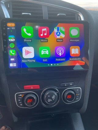 Rádio Citroën C4 Fase 2 Android 14 + GPS + Carplay
