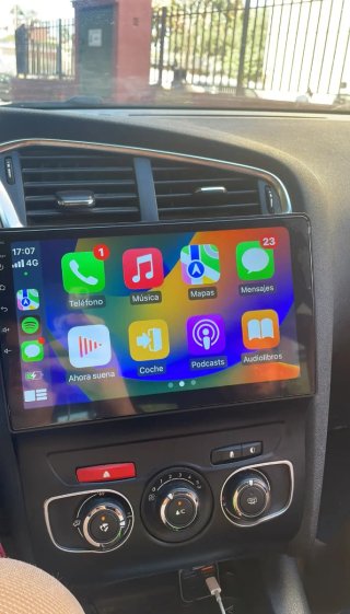 Rádio Citroën C4 Fase 2 Android 14 + GPS + Carplay