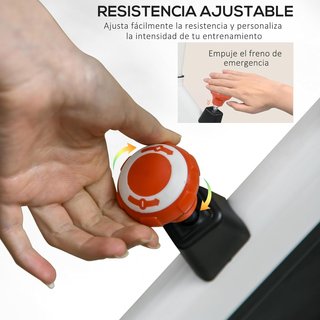 Bicicleta Estática de Fitness, Pantalla LCD, Manillar Ajustable, Volante de Inercia, 8 Kg, Resistencia Ajustable, 103 X 53 X 110 – 114 Cm, de Acero Blanco