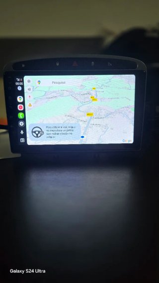 Rádio Peugeot 308/408 Android 14 + GPS + Carplay.