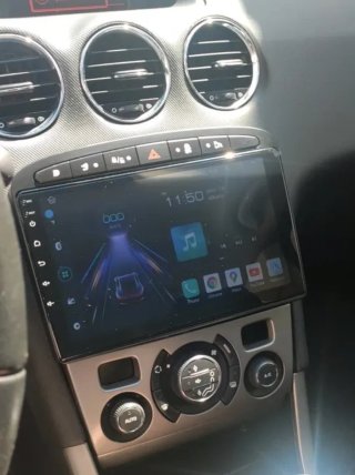 Rádio Peugeot 308/408 Android 14 + GPS + Carplay.