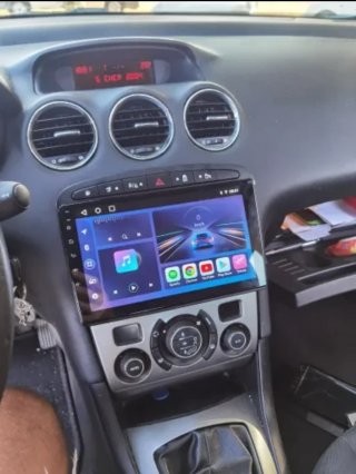 Rádio Peugeot 308/408 Android 14 + GPS + Carplay.