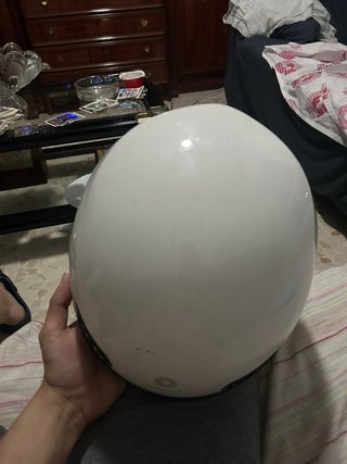 Casco Moto Shiro Talla XXL Blanco