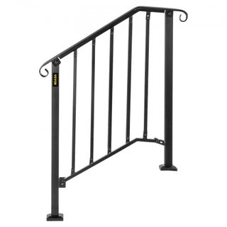 Barandilla de Hierro X Picket #2 Railing Rail Se Ajusta a 2 Escalones