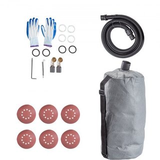 Lijadora de Paneles de Yeso 750W, Lijadora Eléctrica de Paneles de Yeso, Lijadora de Sheetrock Plegable, con Mango Telescópico, Lijadora Eléctrica, Velocidad Variable 800-1750 RPM, Lijadora de Par...