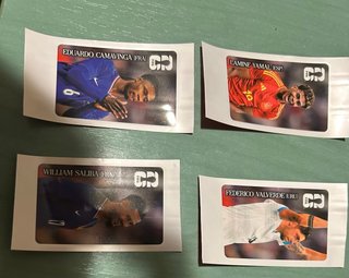 Lote 4 Cromos Coca-Cola Mundial 2026