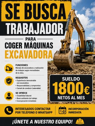 Operador de excavadora giratoria