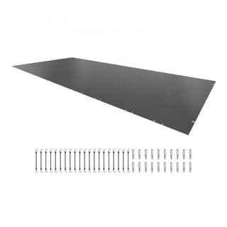 Cubierta de Seguridad para Piscina, Cubierta para Piscina In-ground de 4x7 m, Cubiertas de PVC Charcoal para Piscinas, Cubierta de Seguridad Rectangular para Piscina Cubierta de Invierno Cubierta ...