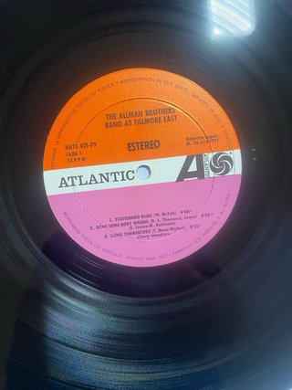 The Allman Brothers Band Fillmore East