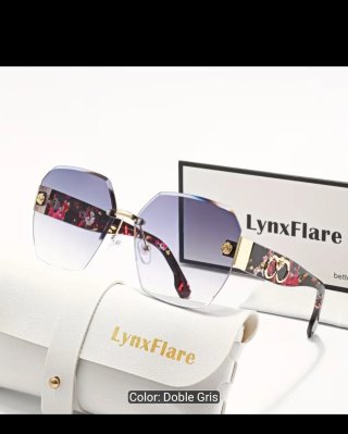 Occhiali da sole LynxFlare eleganti da donna con fiori
