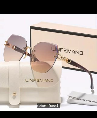 Occhiali da sole LynxFlare eleganti da donna con fiori