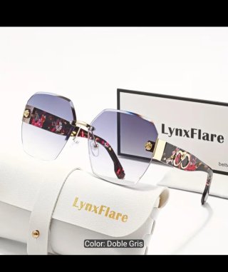 Occhiali da sole LynxFlare eleganti da donna con fiori