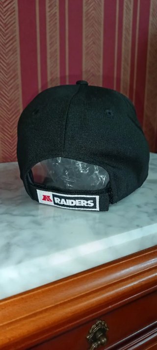 Gorra Raiders Las Vegas NFL de Velcro
