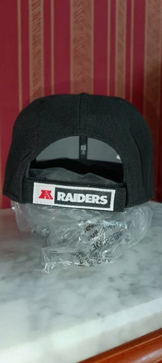 Gorra Raiders Las Vegas NFL de Velcro