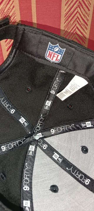 Gorra Raiders Las Vegas NFL de Velcro