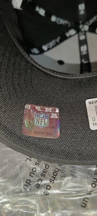 Gorra Raiders Las Vegas NFL de Velcro