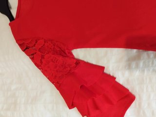 Vestido rojo fiesta