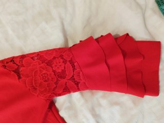 Vestido rojo fiesta
