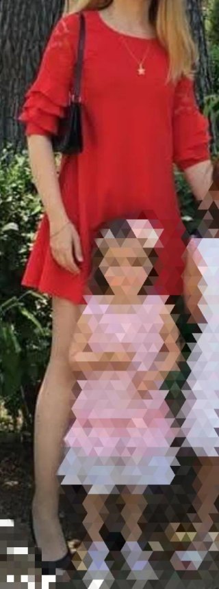 Vestido rojo fiesta