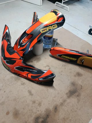 Pontones Carrocería Kart CRG