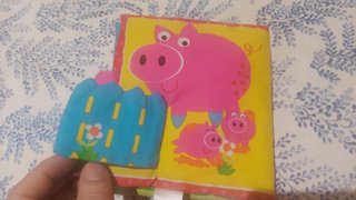 Libro de tela para bebé