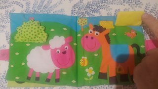 Libro de tela para bebé