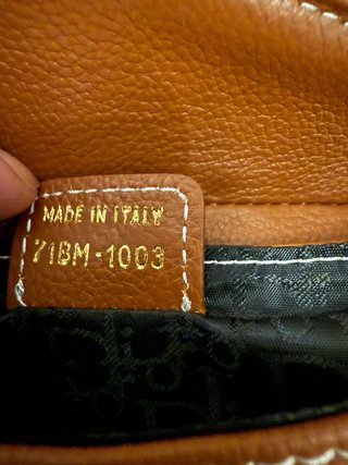 Riñonera Dior Marrón Piel