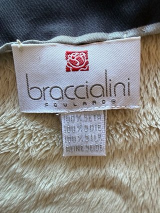 Foulard Braccialini seta fantasia elefanti