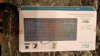 Teclado Gaming Rii LED Retroiluminado Multimedia