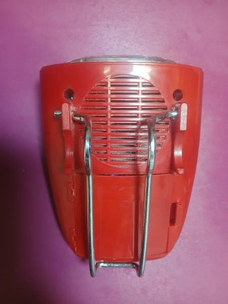 Linterna Radio Bici Vintage Roja