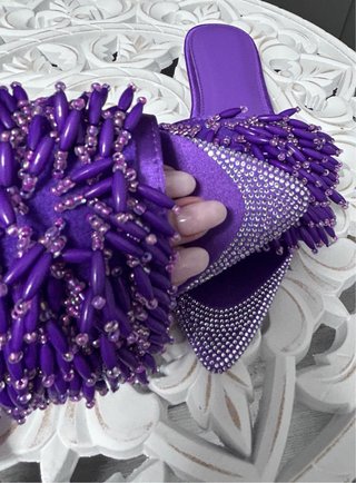 Sandalias JOYA moradas talla 39 a estrenar