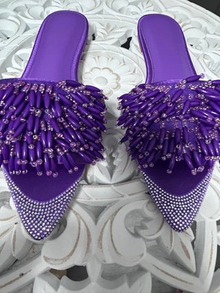 Sandalias JOYA moradas talla 39 a estrenar